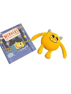 Yellow Plush Monster with Bedtime Book - Kids Stuffed Animal Set